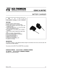 Datasheet GSAC-8507BC-1 manufacturer STMicroelectronics